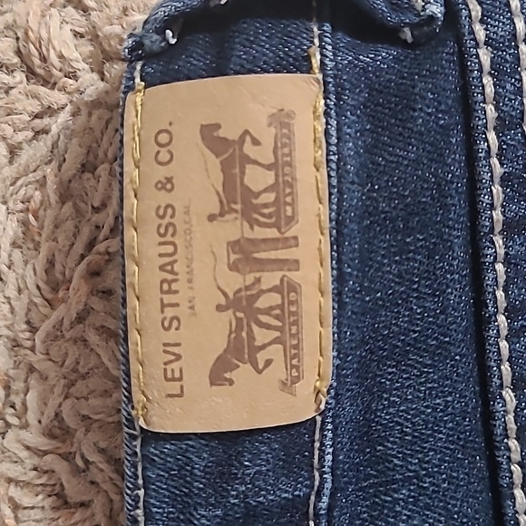 Levi’s Big Kids Slim Boot Cut Dark Wash Jeans size 7 - Picture 4 of 7